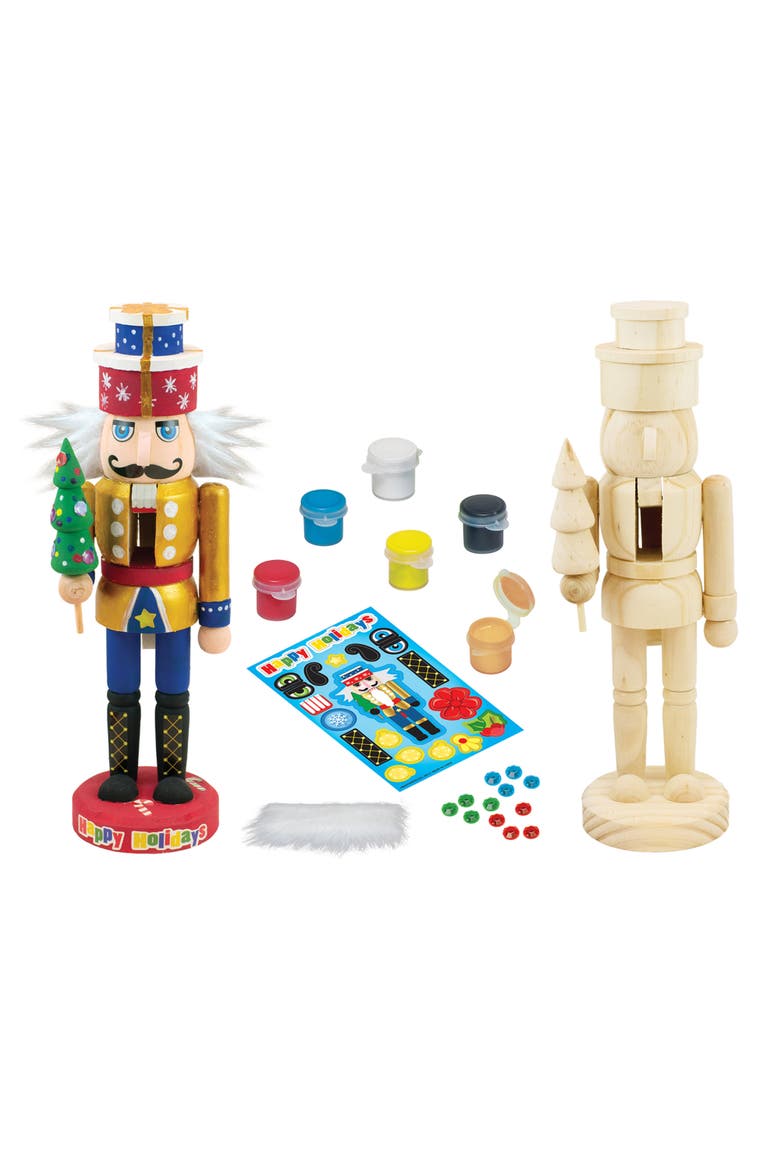 Nutcracker Father Christmas Craft Kit, Alternate, color, Multicolor