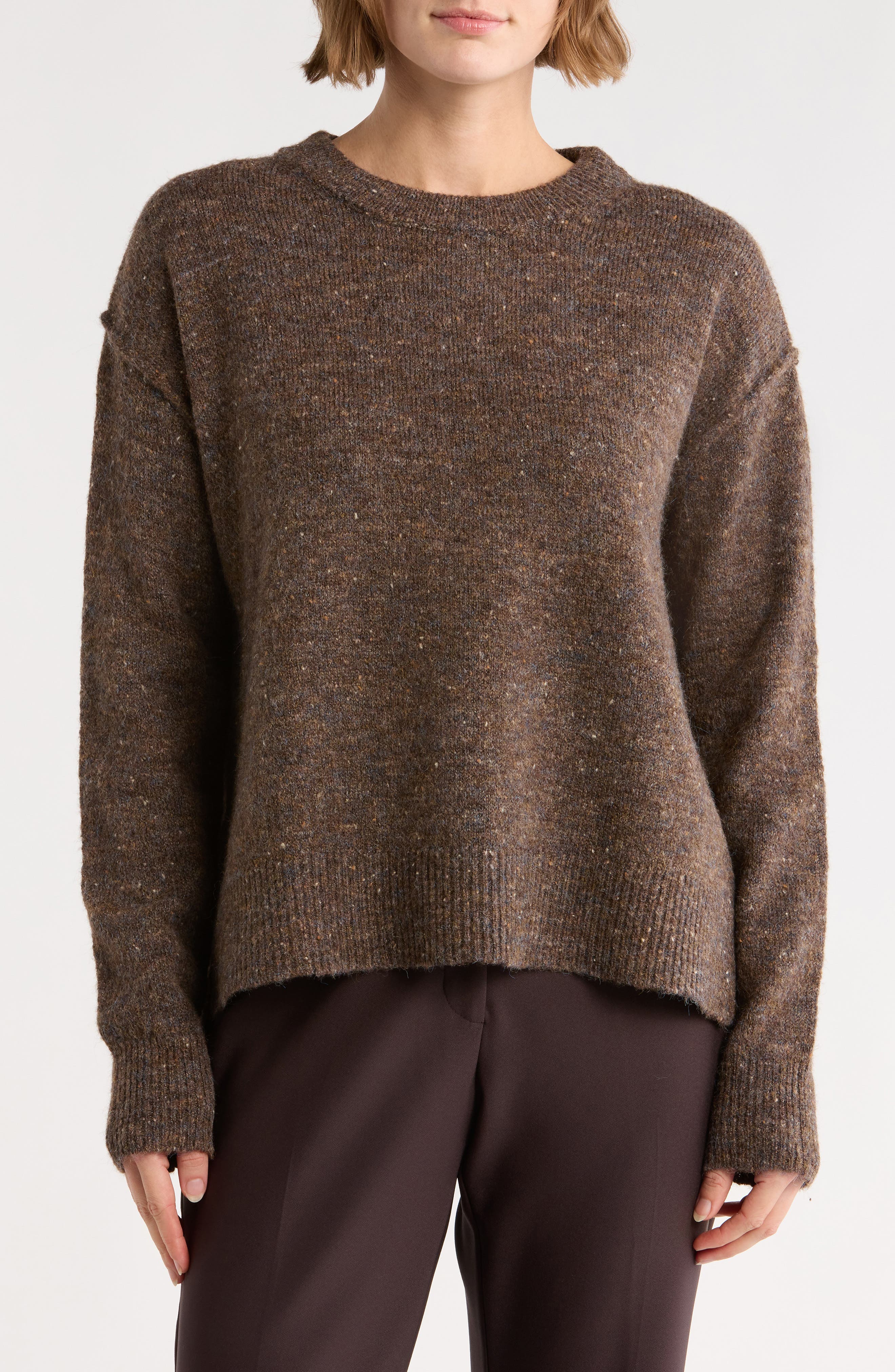 MAX STUDIO Drop Shoulder Sweater