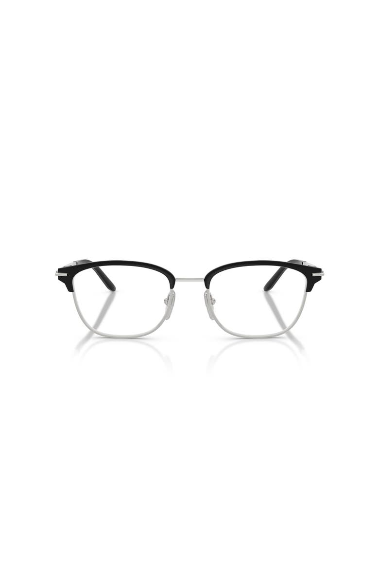 54mm Rectangle optical glasses, Alternate, color, Black