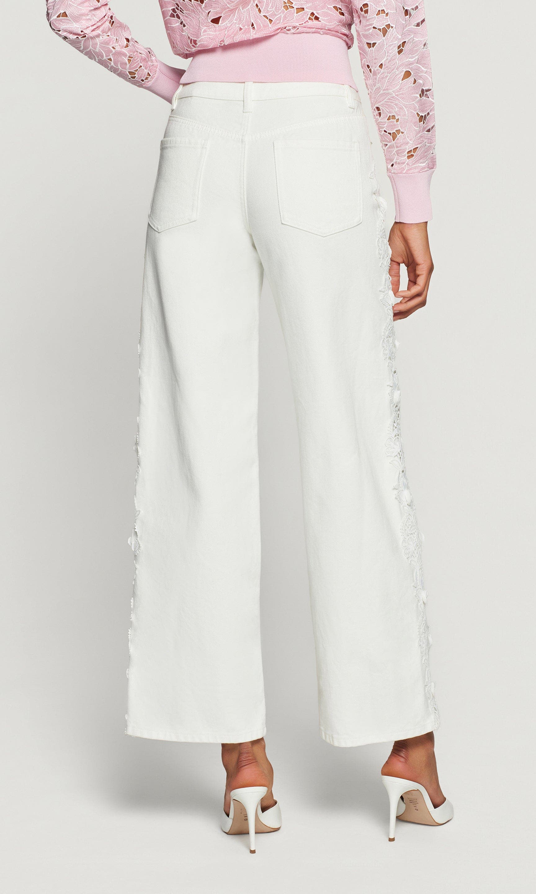 Generation Love Esme 3D Lace Combo Jeans (Women) | Nordstrom