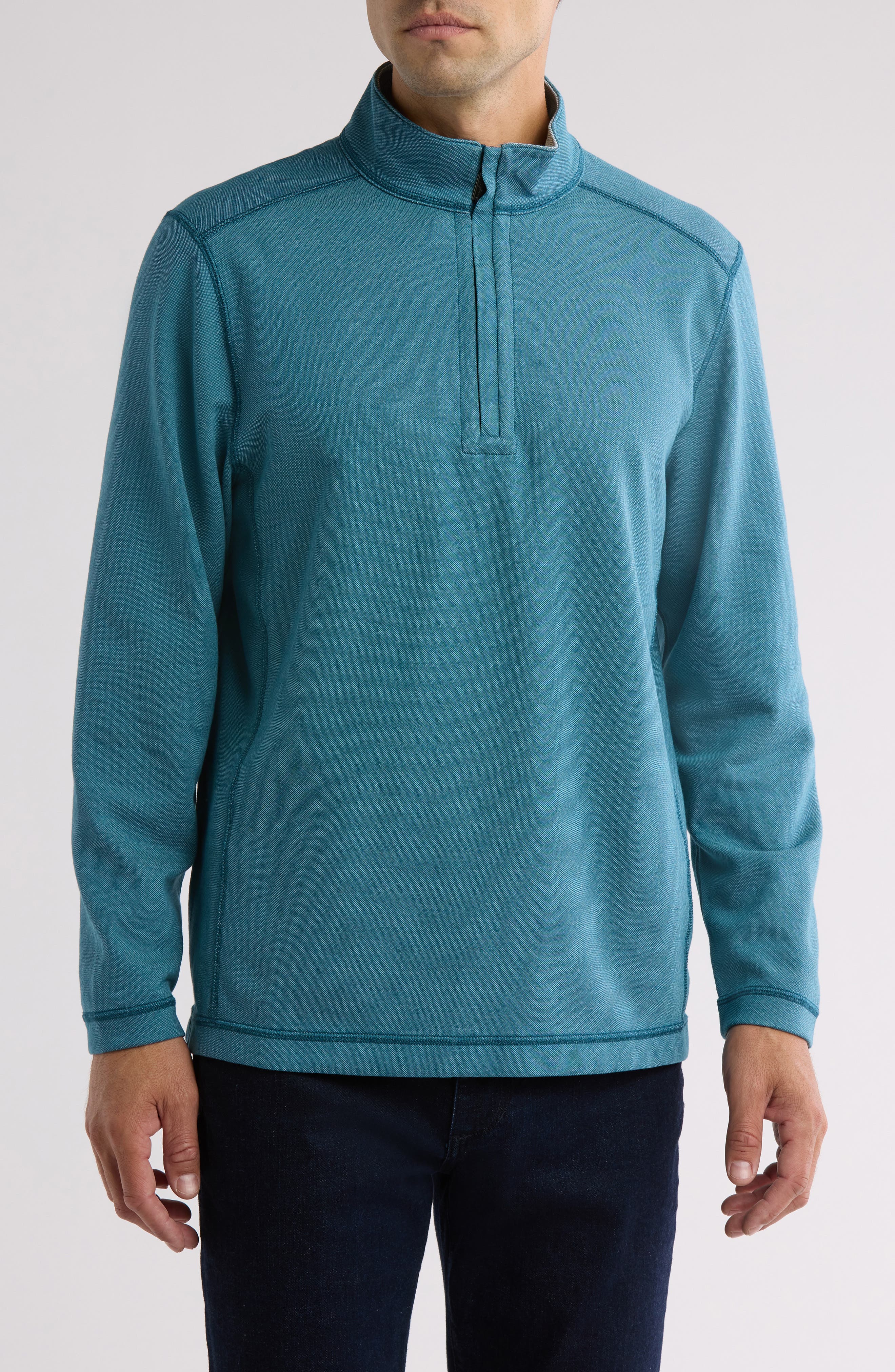 Tommy Bahama Switch It Up Reversible Quarter Zip Sweatshirt