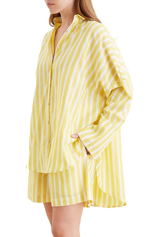 PAPINELLE PAPINELLE AMELIA STRIPE SHORT PAJAMAS