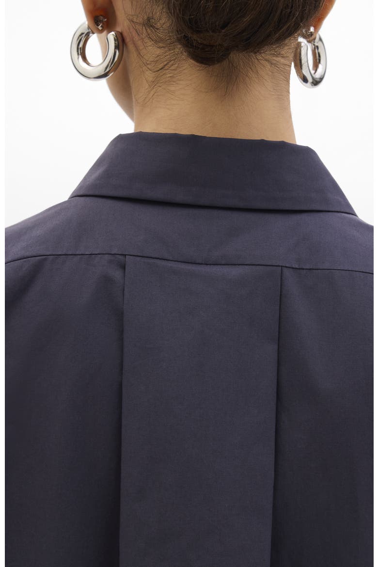 Cropped Sleeveless Shirt, Alternate, color, Midnight