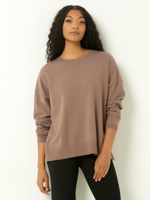Relaxed Crew Neck Sweater