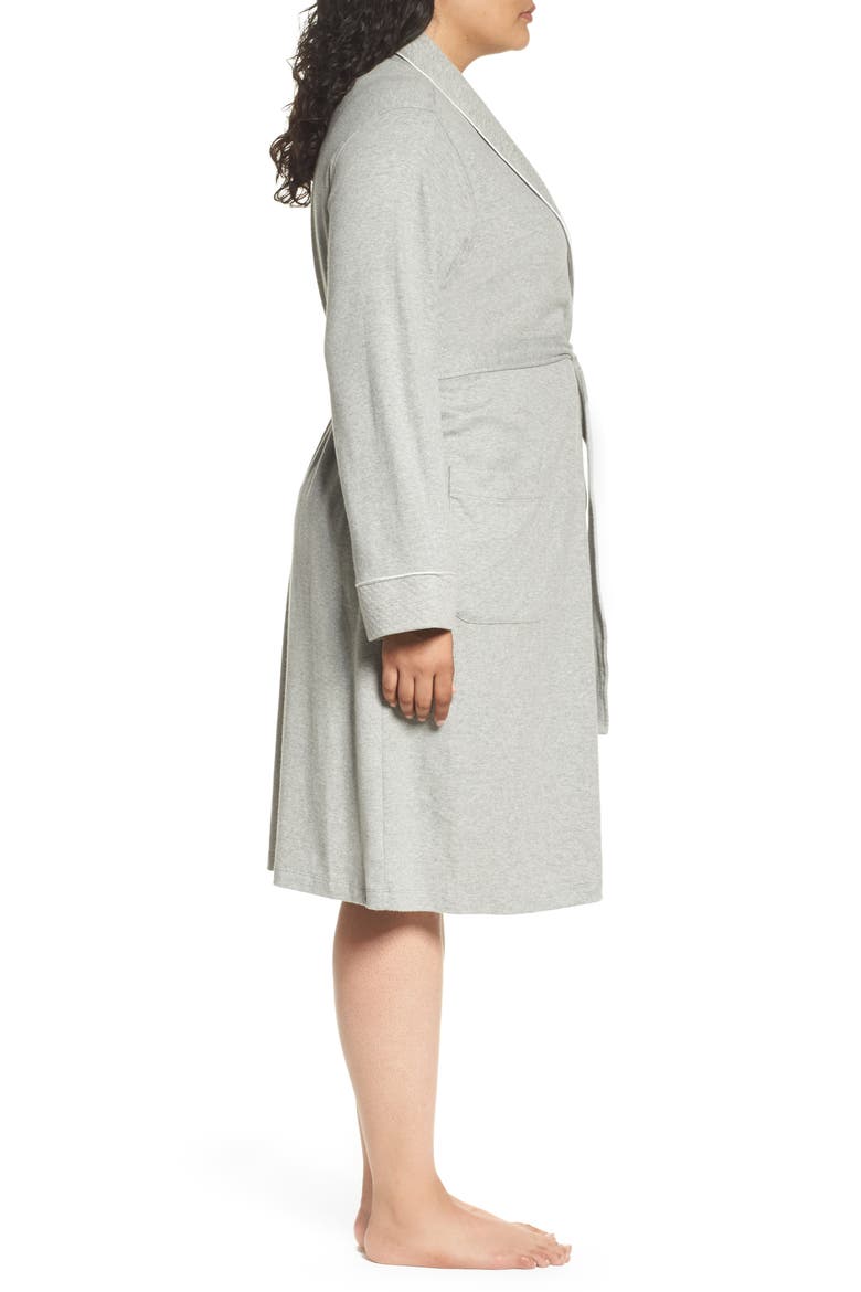 Shawl Collar Robe, Alternate, color, HEATHER GREY