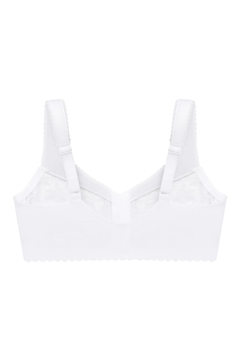 MagicLift® Front Close Support Bra, Alternate, color, WHITE