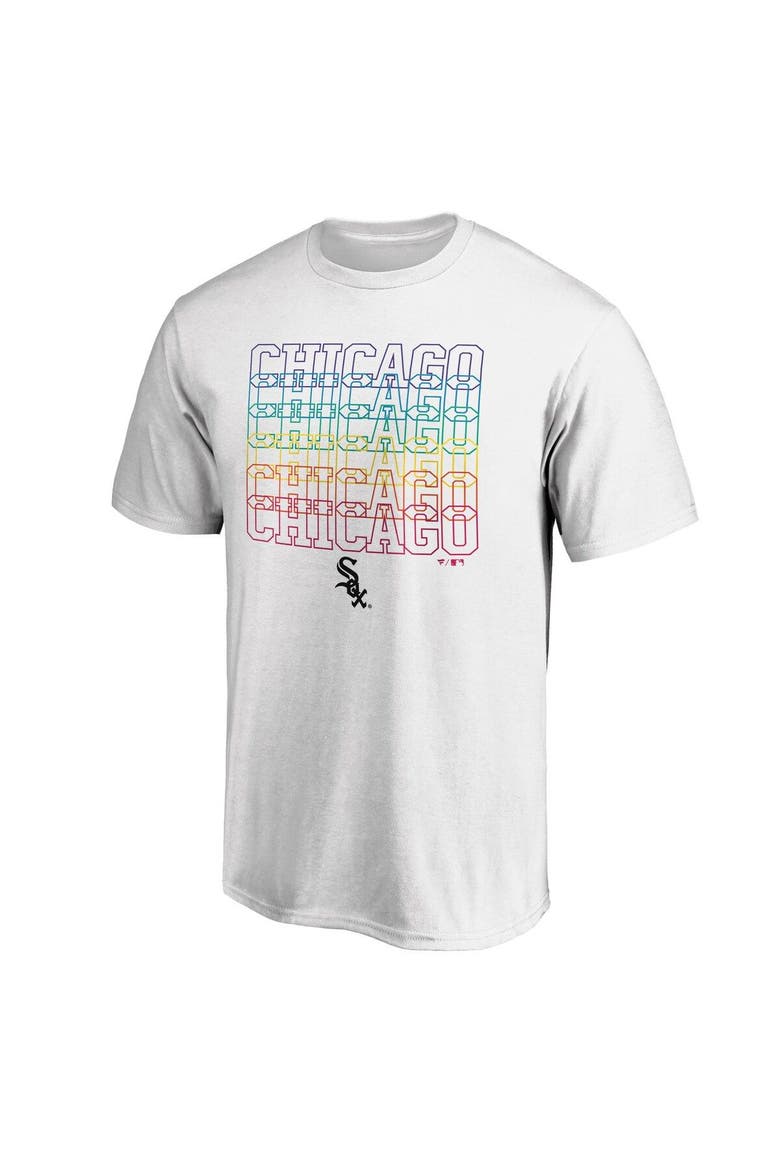 Men's Fanatics Branded White Chicago White Sox City Pride T-Shirt, Alternate, color, White