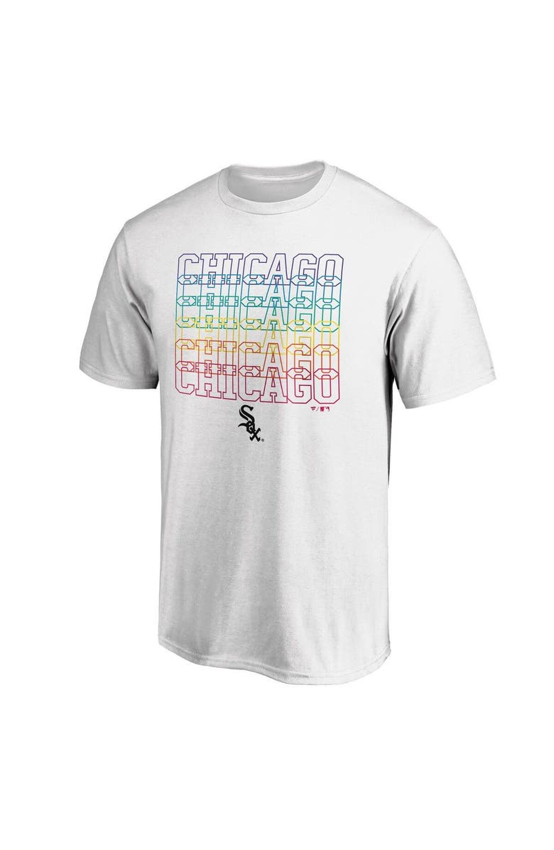 FANATICS Men's Fanatics Branded White Chicago White Sox City Pride T-Shirt, Alternate, color, White