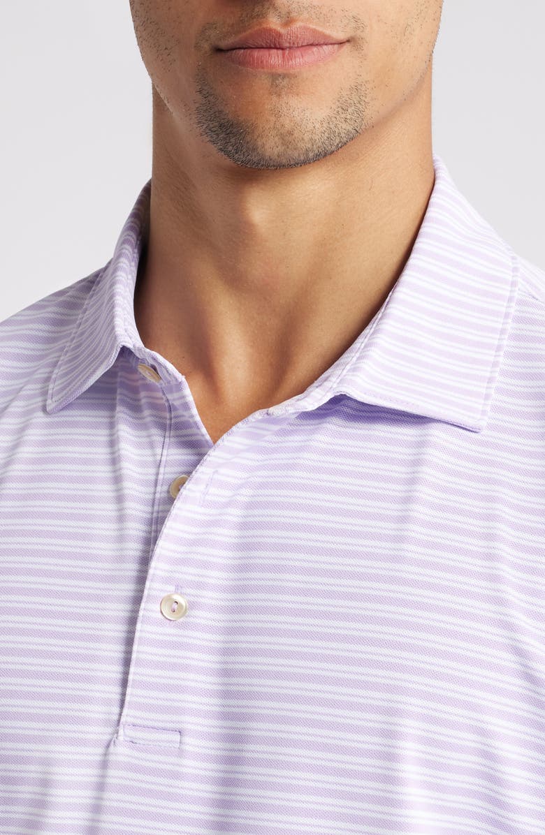 Peter Millar Dellroy Stripe Performance Mesh Polo, Alternate, color,