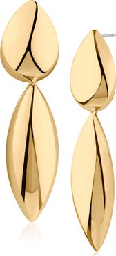 JARDIN Elongated Marquise Drop Earrings