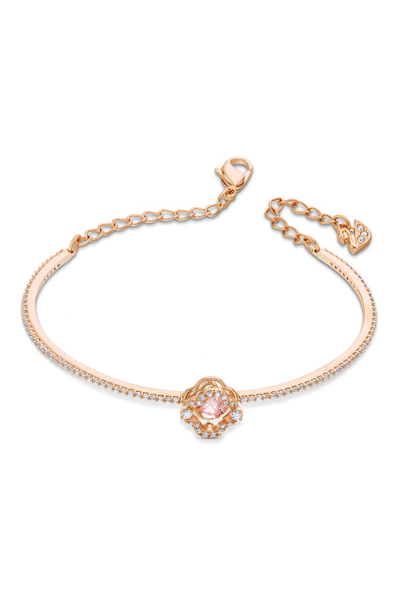 Una Dancing Crystal Bangle, Alternate, color, PINK