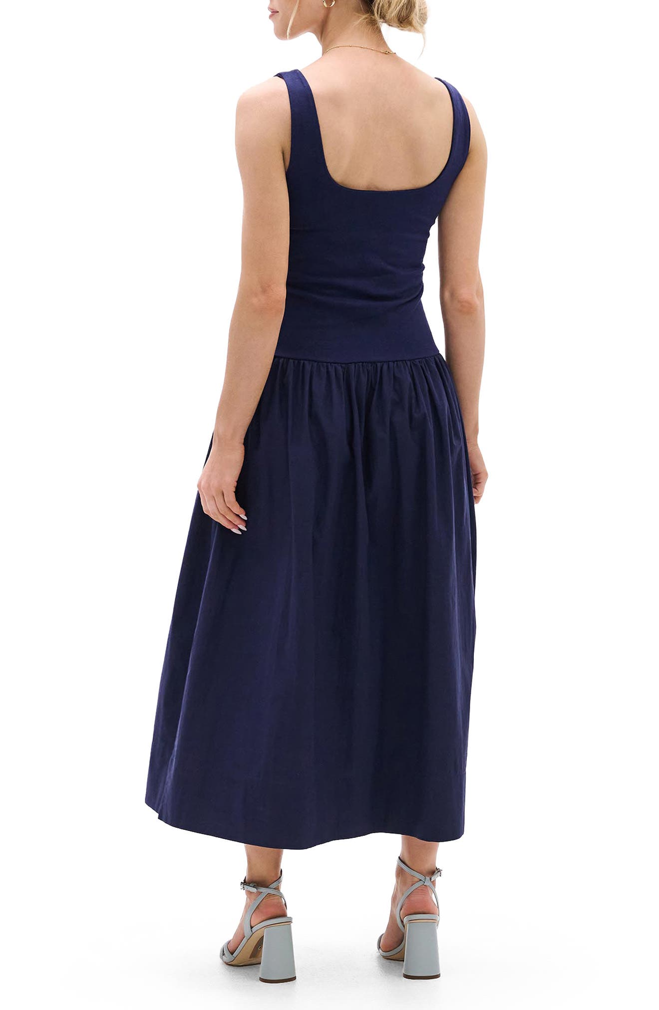 Mixed Media Midi Sundress - image 2