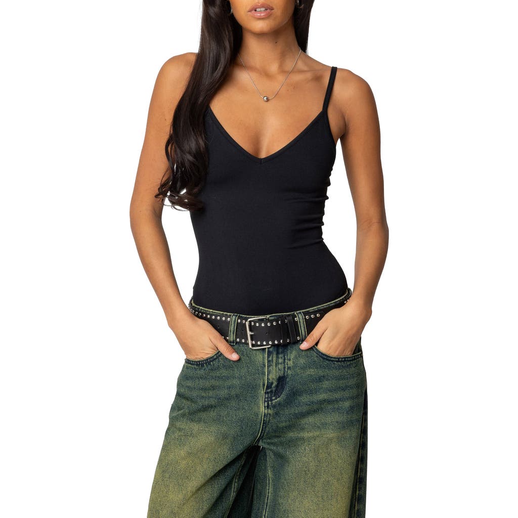 Edikted Teaghan Bodysuit In Black