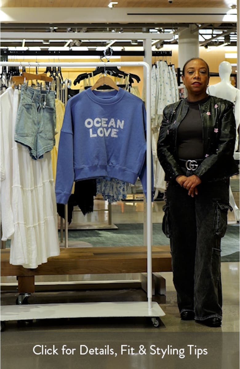 Ocean Love Palisades Graphic Sweatshirt, sales video thumbnail