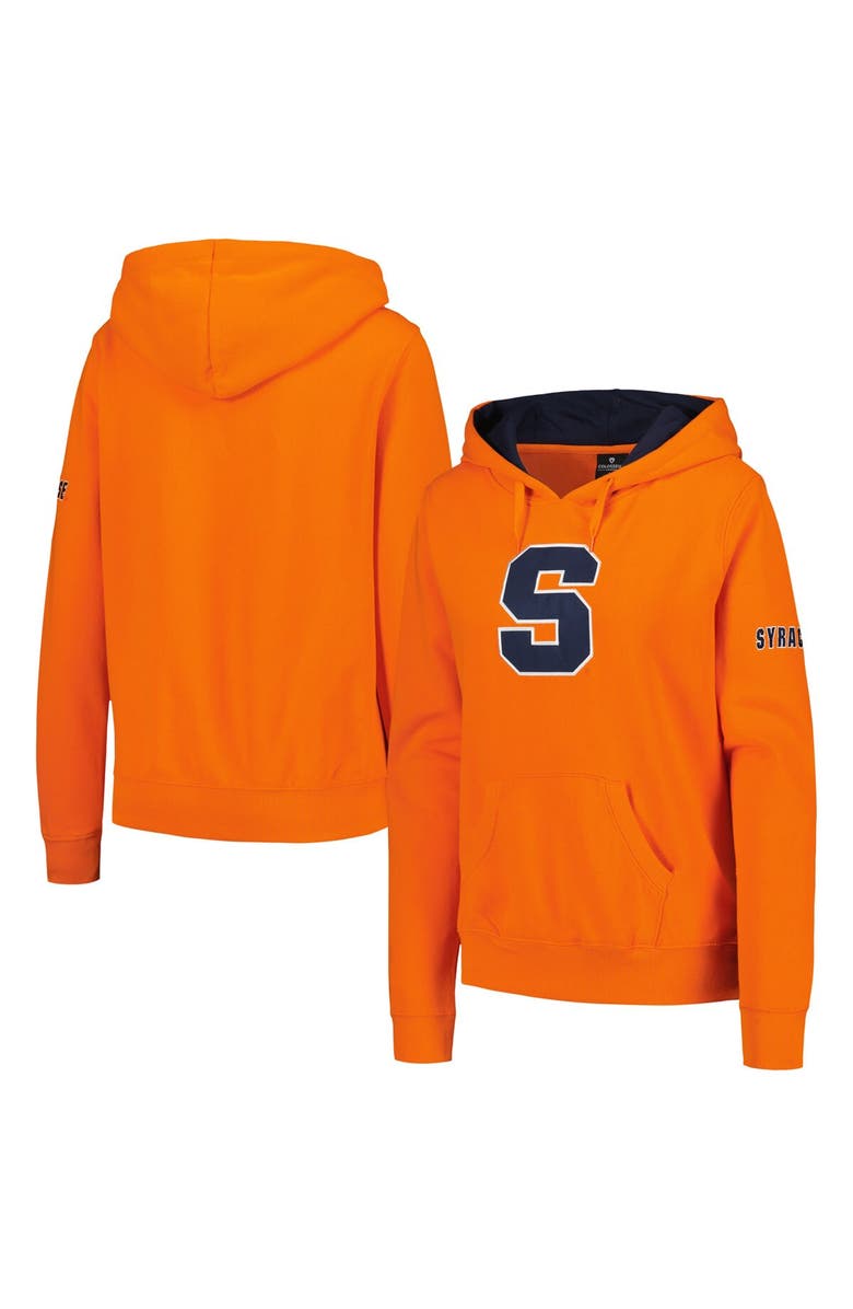 COLOSSEUM Women's Colosseum Orange Syracuse Orange Big Logo Pullover Hoodie, Main, color, Orange