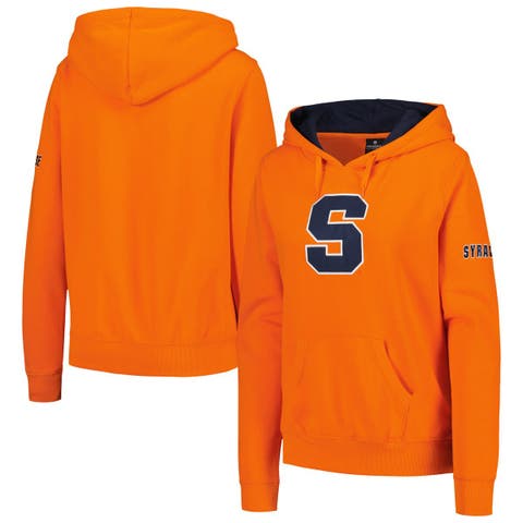 Women's Colosseum  Orange Syracuse Orange Big Logo Pullover Hoodie