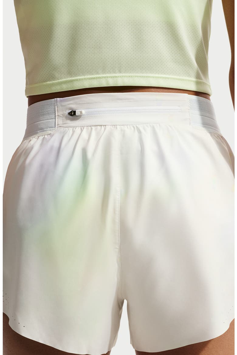 AeroSwift Dri-FIT ADV Brief-Lined 3-Inch Running Shorts, Alternate, color, 101 OFF WHITE/WHITE/BLACK