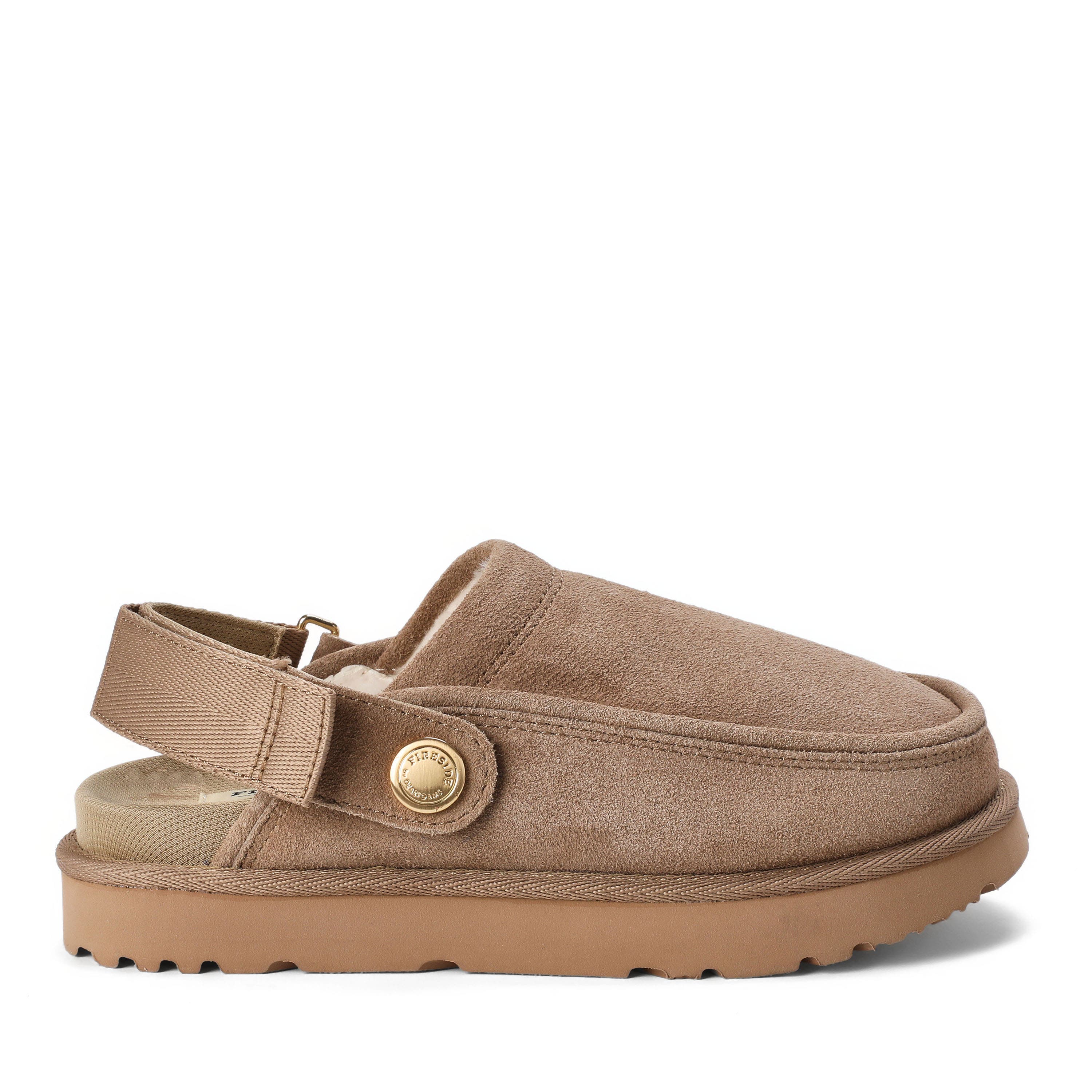 Fireside Coin Convertible Mule Slippers, Alternate, color, Driftwood