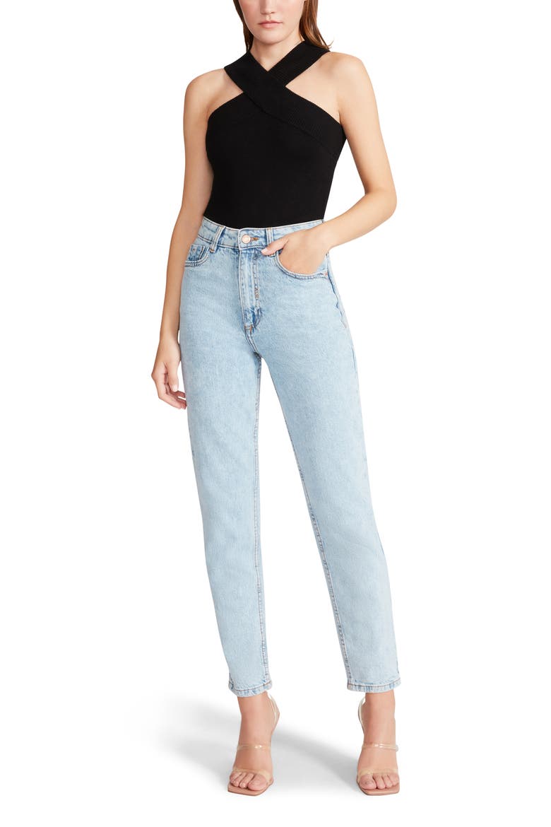 Top Floor Bodysuit, Alternate, color, BLACK