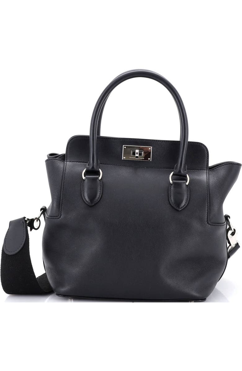 Pre-Owned Hermes Toolbox Bag Swift 20, Main, color, Noir