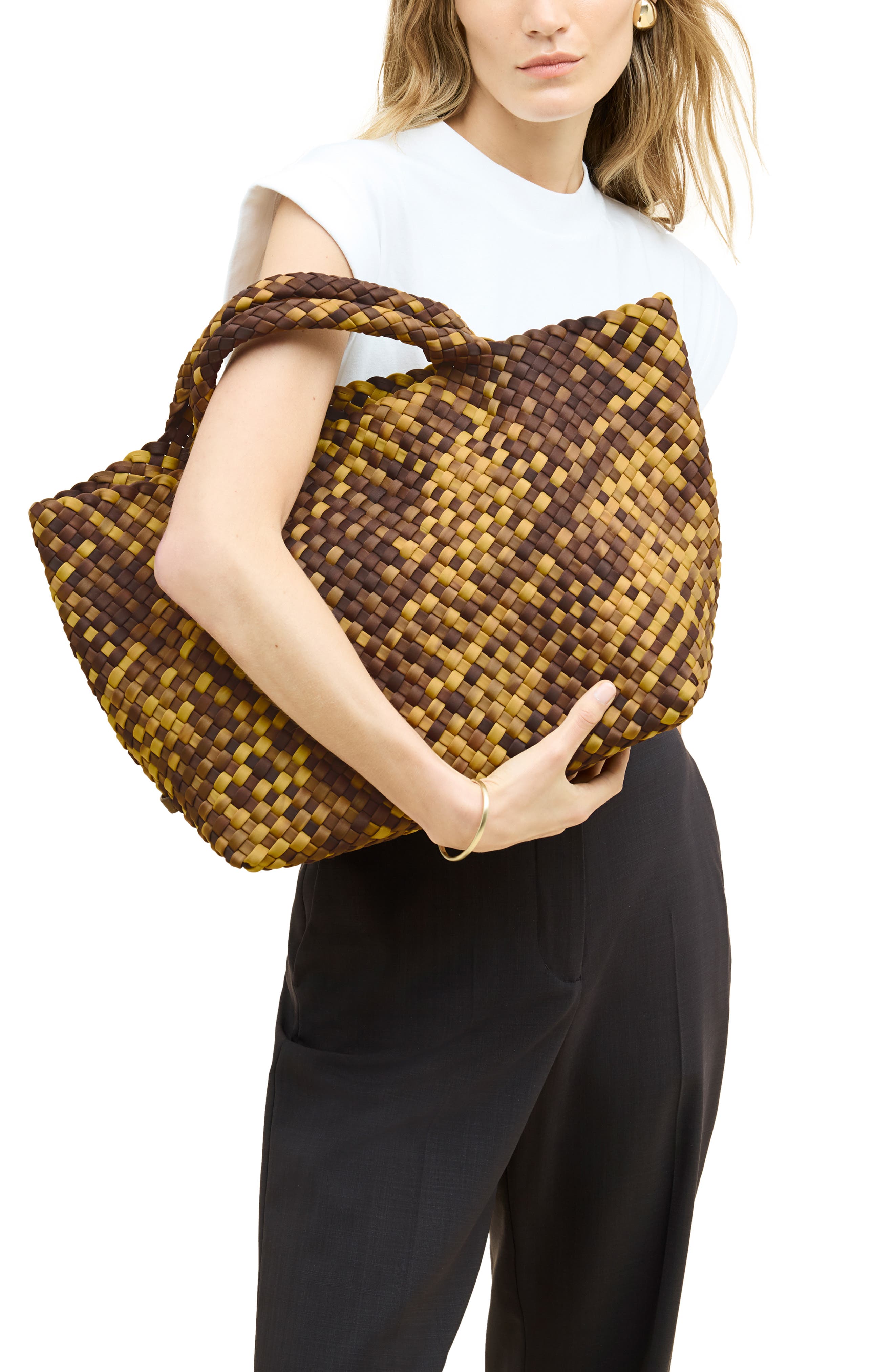 NAGHEDI St. Barths Medium Tote, Alternate, color, Tortoiseshell