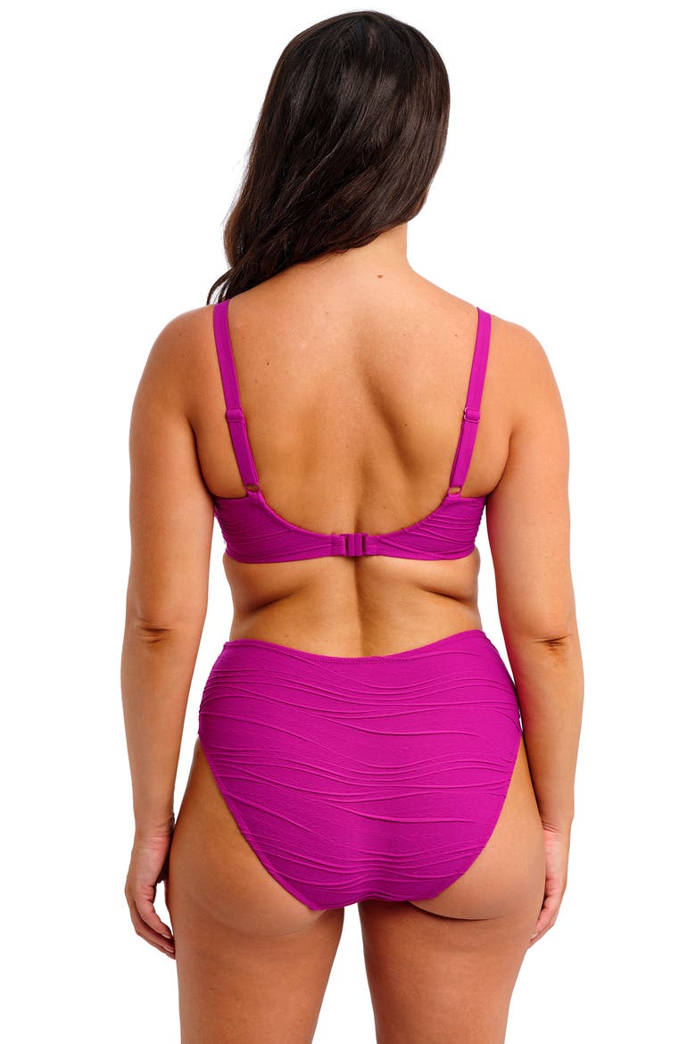Beach Waves Underwire Bikini Top, Alternate, color, BRIGHT FUCHSIA