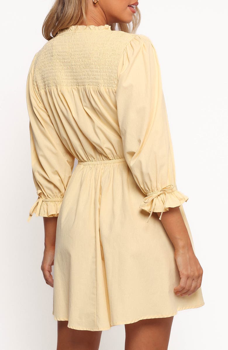 Petal & Pup Russell Long Sleeve MiniDress, Alternate, color, Yellow