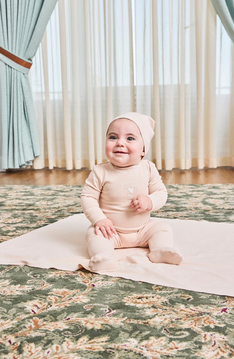 NoggiWear Lil' Love Footie, Alternate, color, Pale Pink