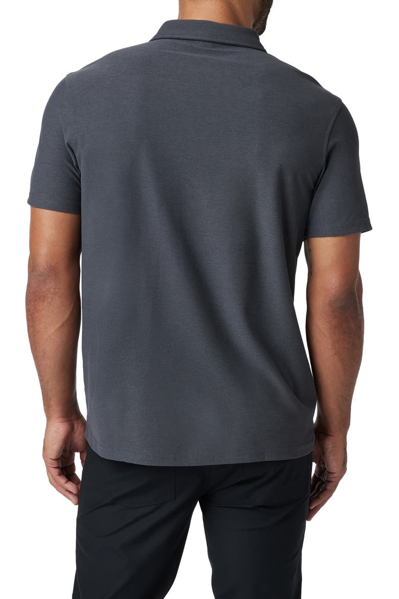 Ace Solid Short Sleeve Button-Up Shirt, Alternate, color, CHARCOAL