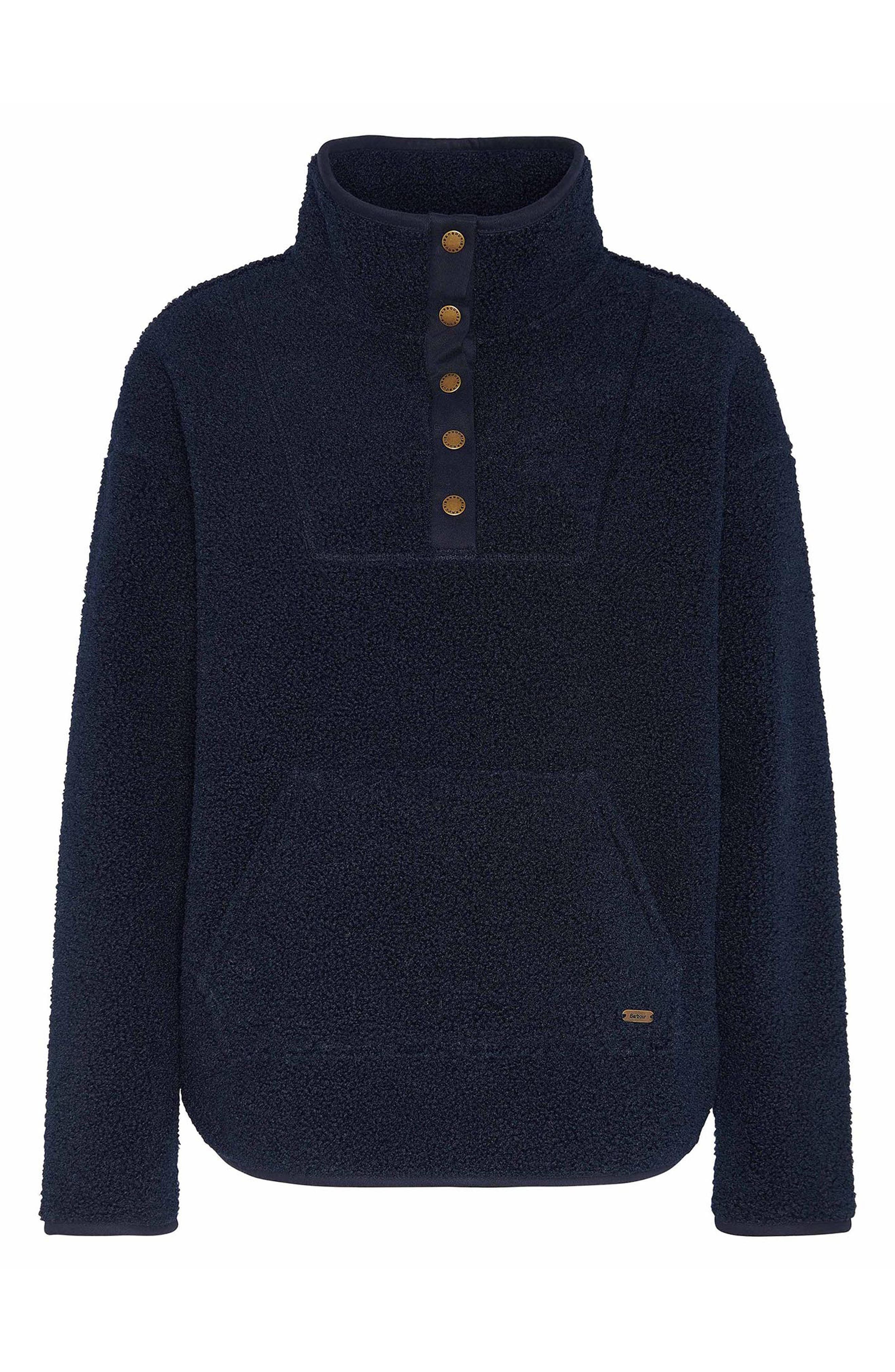 Barbour Woodside Textured Fleece Half Placket Pullover (Women ...