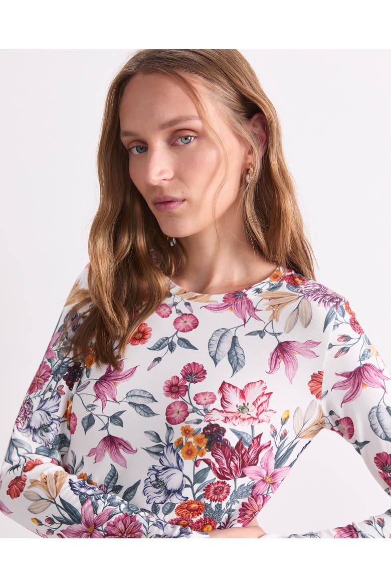 Stately Bouquet Liberty Top, Alternate, color, White/Multi