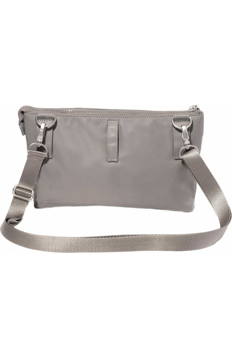 BAGGALLINI Pocket Belt Bag Convertible Crossbody Waist Pack, Alternate, color, Steel Grey Twill