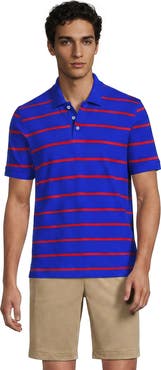 Lands' End Short Sleeve Performance Mesh Pique Polo