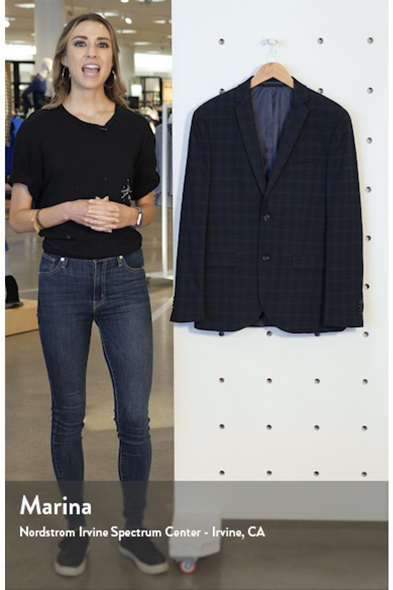 Bampton Check Slim Fit Suit Jacket video