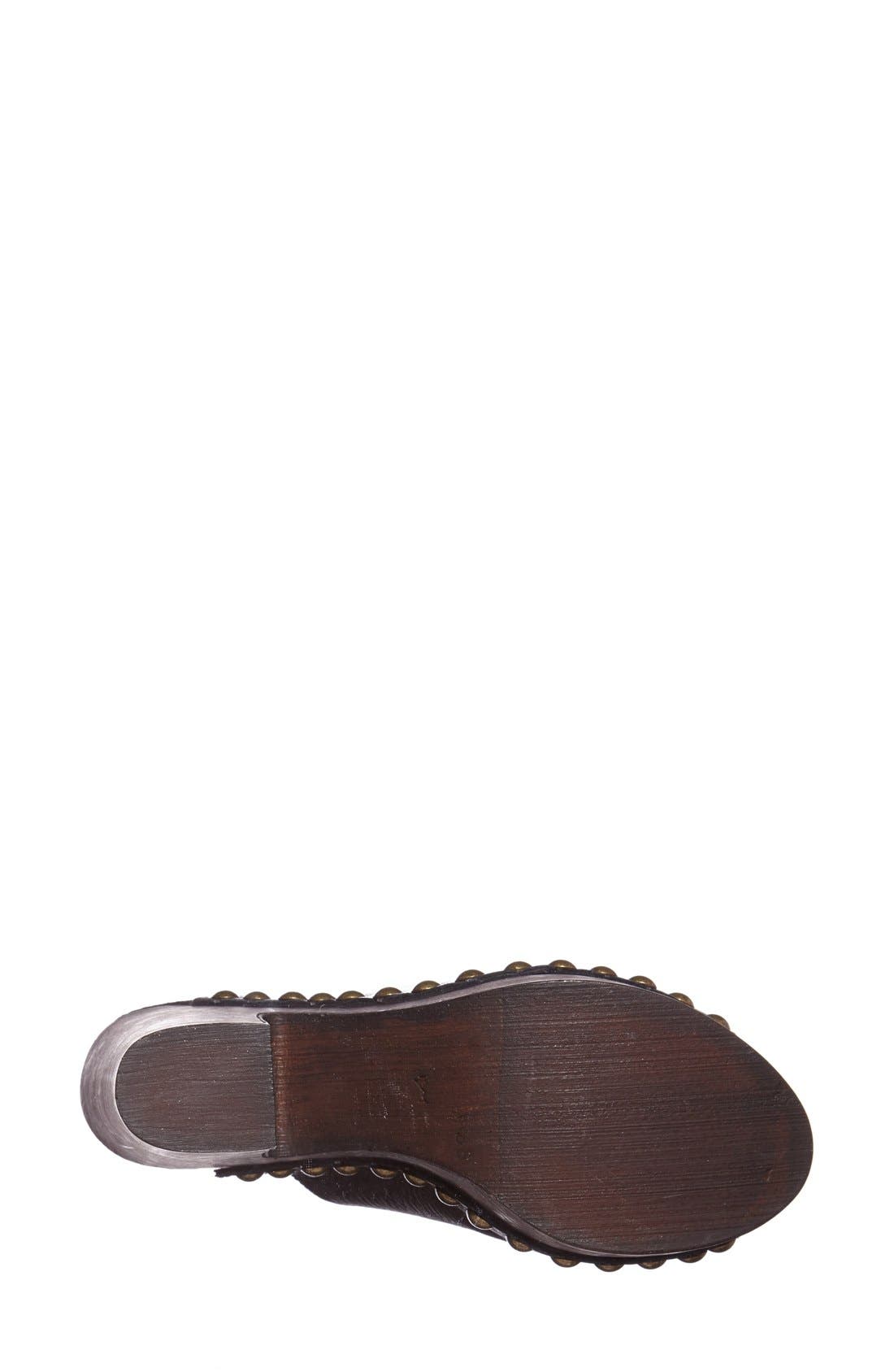 Charles David 'Sacche' Leather Clog, Alternate, color, 