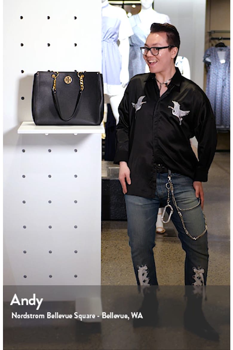 Everly Leather Tote video