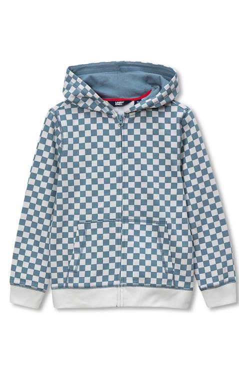 Boys Full Zip French Terry Hooded Sweatshirt