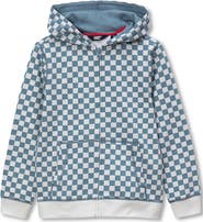 Lands' End Boys Full Zip French Terry Hooded Sweatshirt