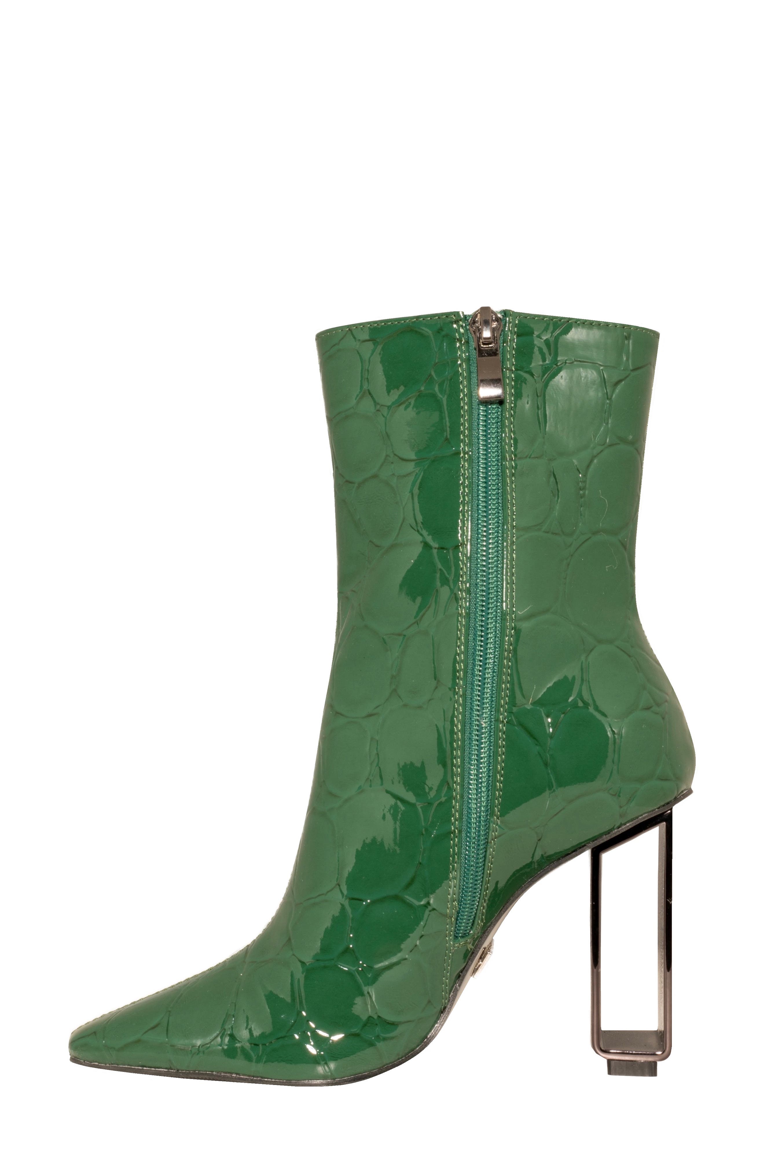 Palladium Square Toe Boot, Alternate, color, GREEN