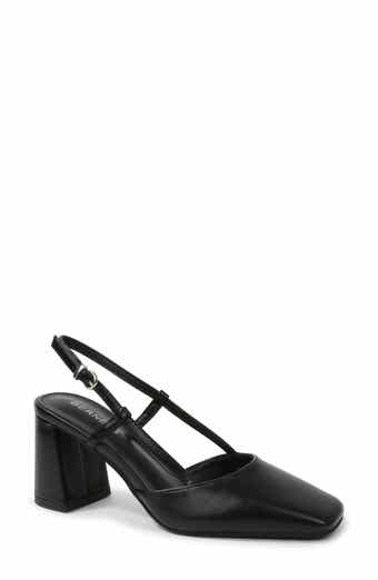 Calla Faux Leather Slingback Pump