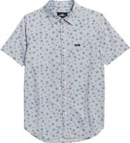 O'Neill Kids' Oasis Print Short Sleeve Button-Up Shirt