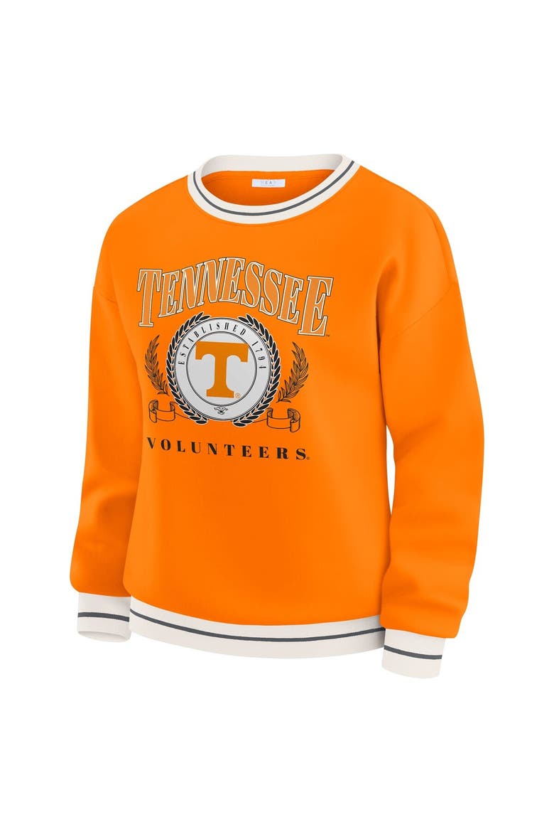 Women's WEAR by Erin Andrews Tennessee Orange Tennessee Volunteers Seal Sweatshirt, Alternate, color, Tennessee Orange