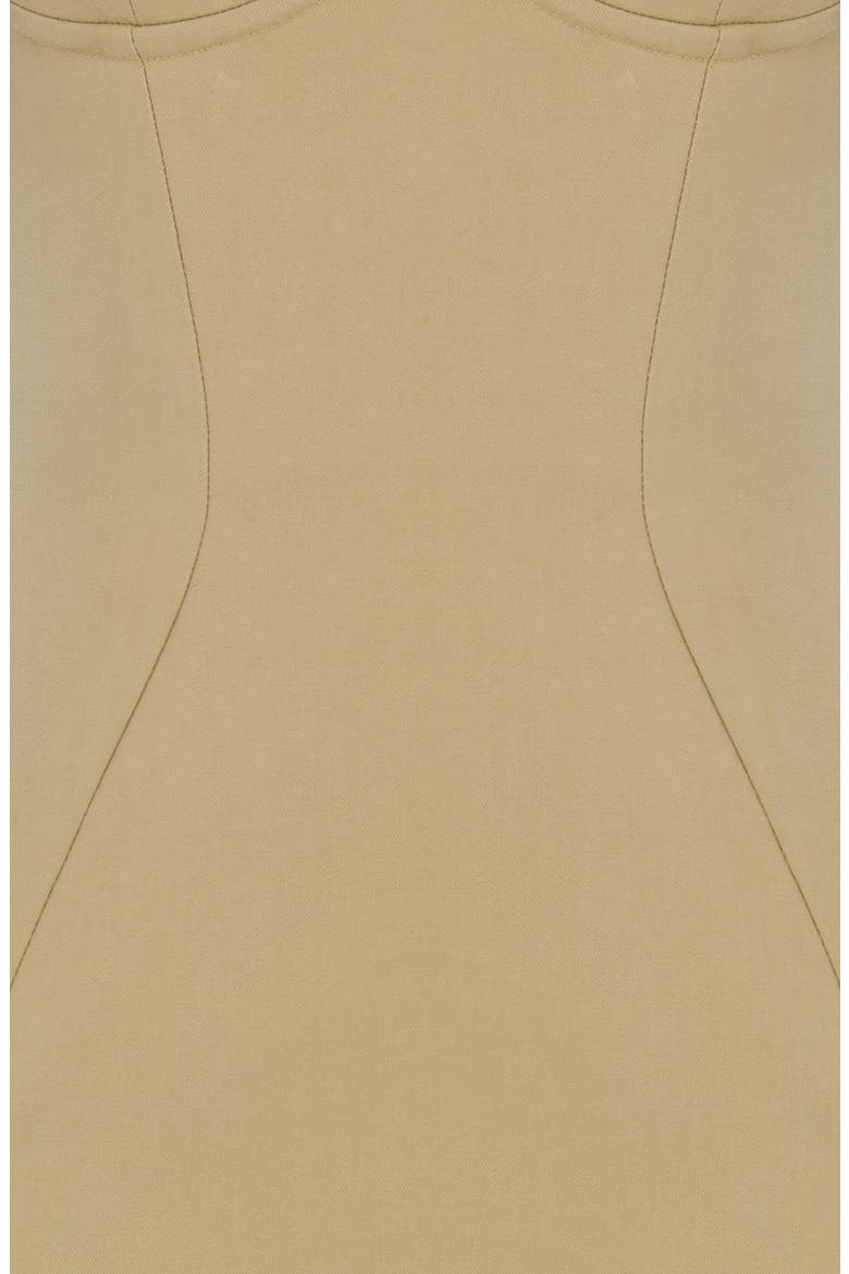 Elissa Strapless Minidress, Alternate, color, STONE