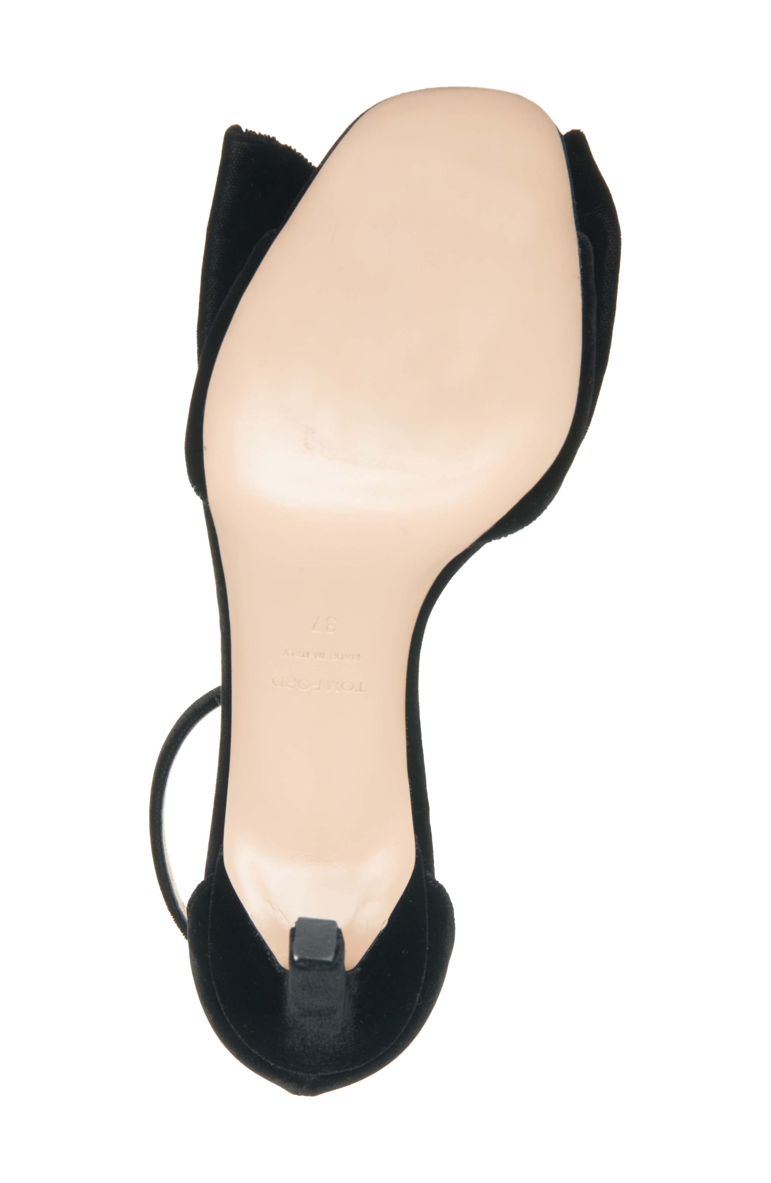 TOM FORD Brigitte Bow Sandal, Alternate, color, 