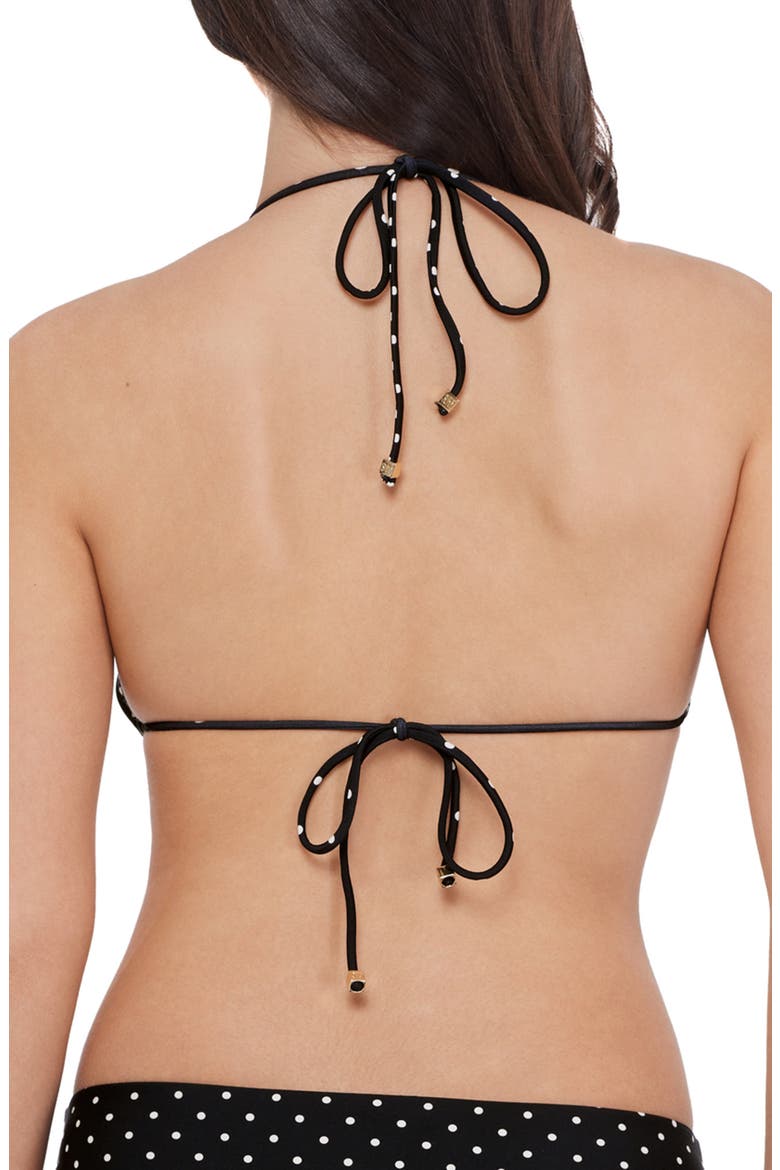 Triangle Bikini Top, Alternate, color, RAVEN BLACK