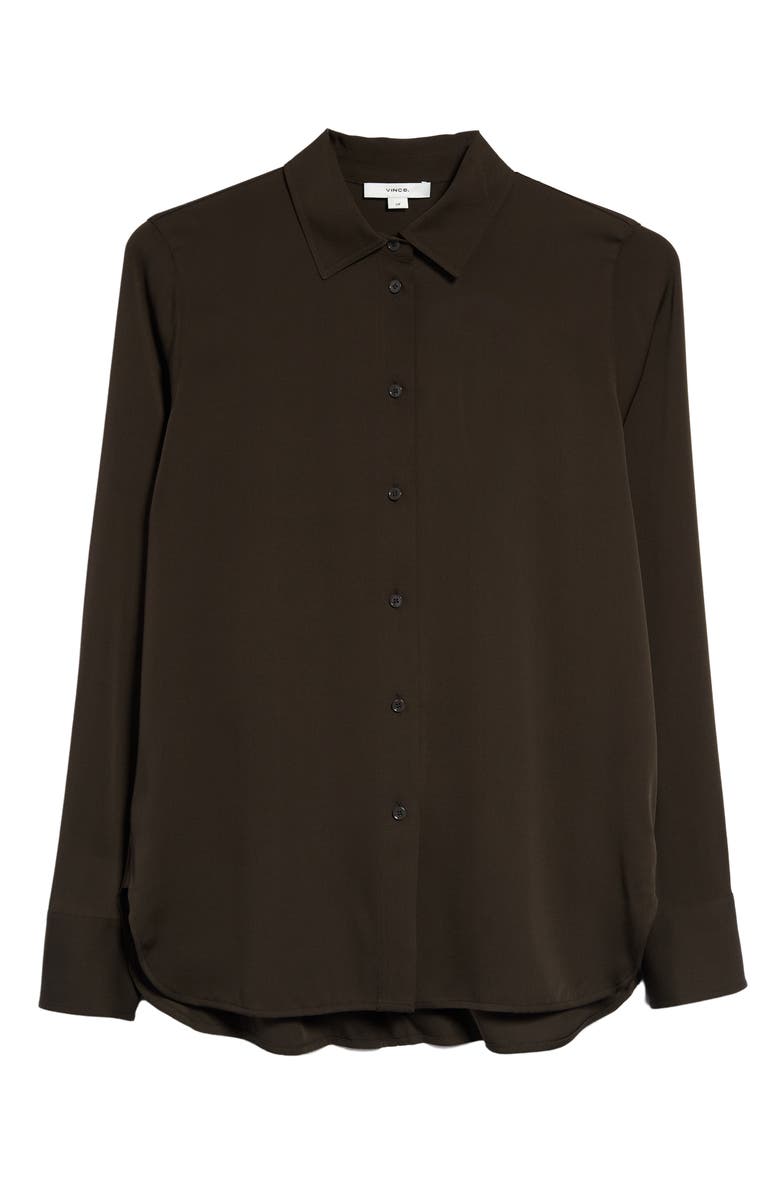 Vince Women's Slim Fit Stretch Silk Blouse, Alternate, color, 