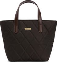 Barbour Mini Quilted Nylon Tote