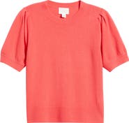 Caslon® Puff Sleeve Wool
Cashmere Sweater