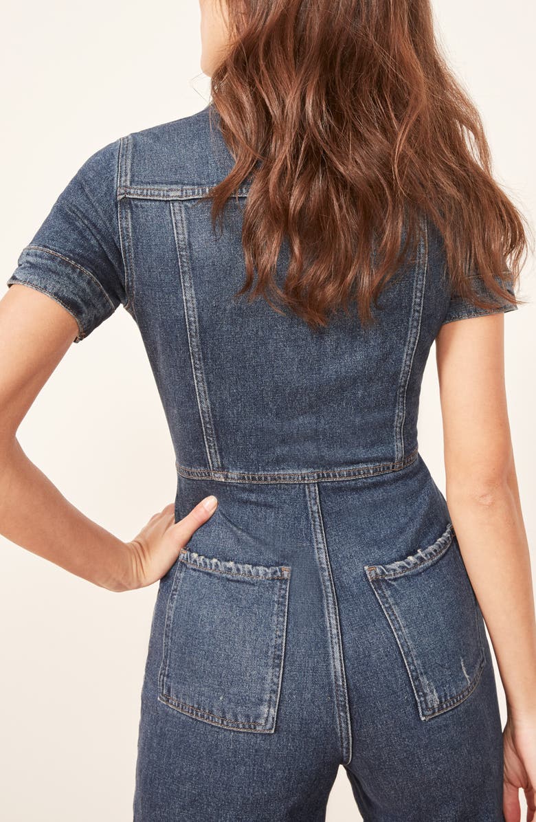 Reformation Georgia Jumpsuit, Alternate, color, 