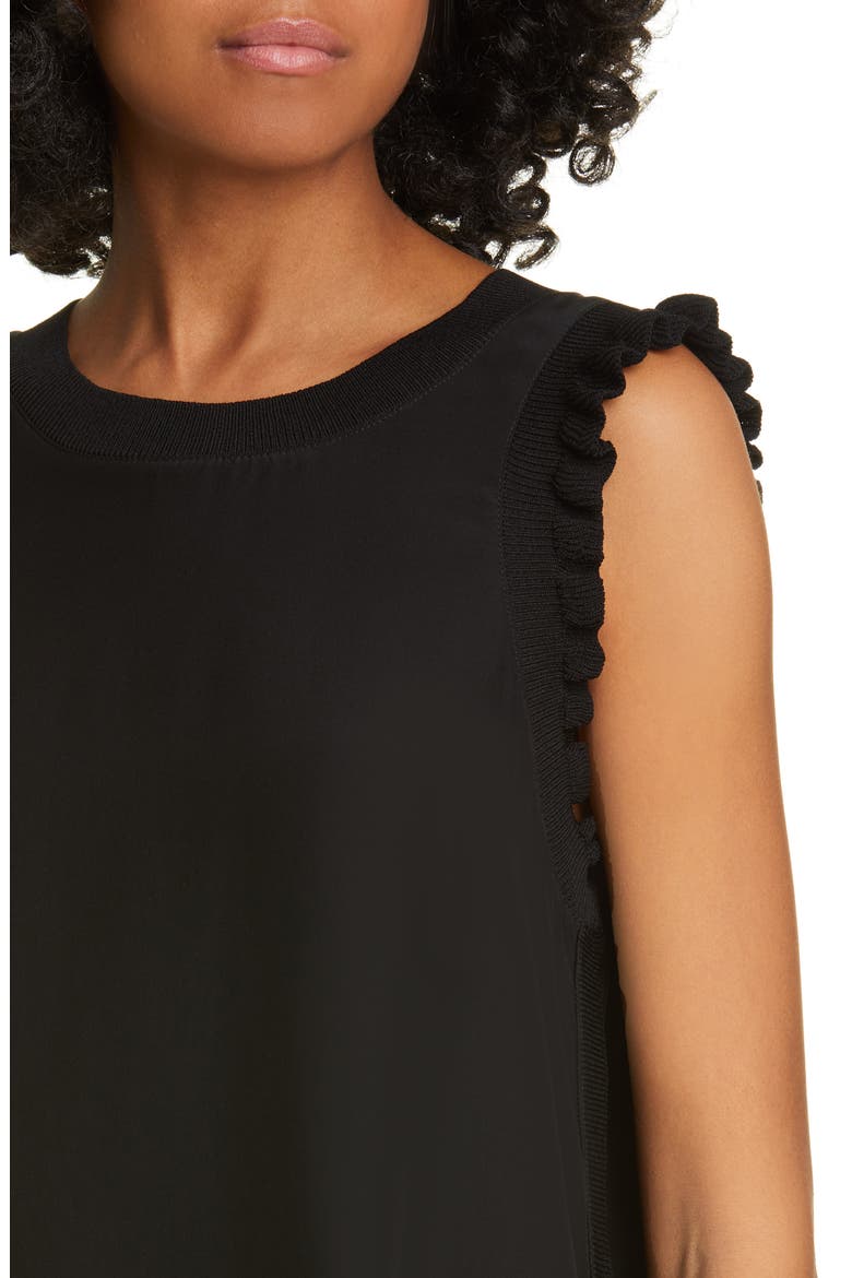Lenore Silk Blouse, Alternate, color, BLACK